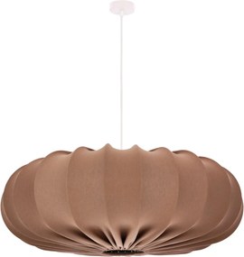 Závesná lampa s hnedým tienidlom 66 cm Cafee