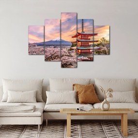 Obraz - Fudži, Japonsko (150x105 cm)