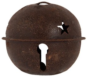 Christmas Ornament Bell ? 9x9 Cm Brown Metal - ? 9*9 cm