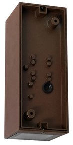 Priemyselná nástenná lampa hrdzavohnedá 2-svetlá AR70 IP54 - Baleno