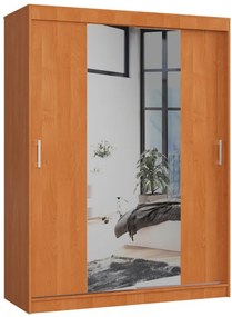 Šatníková skriňa s posuvnými dverami 150 cm CLP olcha