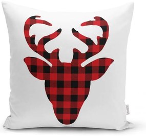 Súprava 4 vianočných obliečok na vankúš a behúň na stôl Minimalist Cushion Covers Snowflake