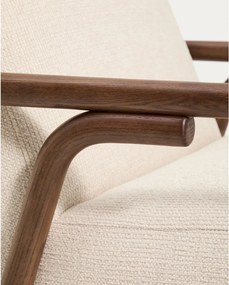 Béžové ženilkové kreslo Sylo – Kave Home