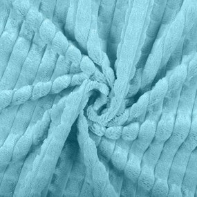 Biante Hrejivé posteľné obliečky Minky kocky MKK-006 Svetlo modré Jednolôžko 140x200 a 70x90 cm