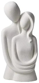 Keramická stolová dekorácia 21x8,5x10 cm biela