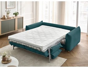 Modrá rozkladacia pohovka 214 cm Ernest – Bobochic Paris