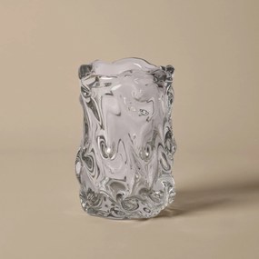 Ferm Living Sklenená váza Virelle Clear 24 cm