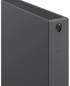 Mexen, Mexen Flat CVF22 panelový radiátor 600 x 900 mm, spodné pripojenie, 1424 W, antracit - W622F-060-090-66