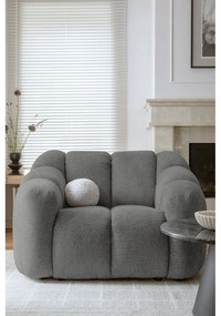 Sivé kreslo Shell – Miuform