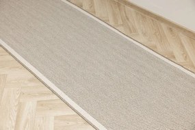 Šnúrkový obojstranný behúň Brussels 205681/10610 Linen krémový / béžový