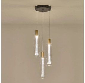 LED Luster na lanku LED/21W/230V 3000K