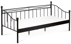 AUTRONIC Kovová posteľ 90x200 BED-1905 BK
