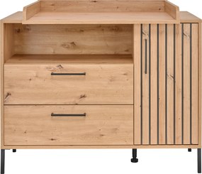 XXXLutz PREBAĽOVACIA KOMODA 119/91/99/45/77 cm Jimmylee - Izby pre bábätká - 002808011702