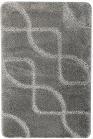 Kúpeľňový koberček Ivona sivý, línie