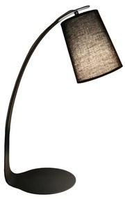 Klausen 108008 - Stolná lampa GALLANT 1xE27/11W/230V čierna/hnedá