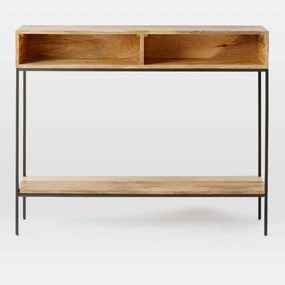furniture-nabytek.cz - Konzolový stolík do predsiene z dreva mango 110x76x35