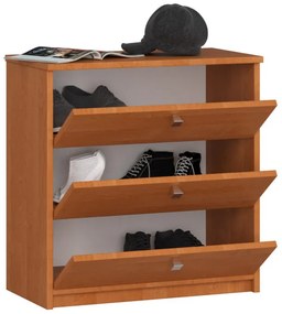 3 krídlový botník MINI 60 cm, olcha