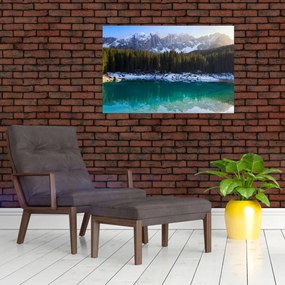 Obraz - Jazero Karersee (90x60 cm)
