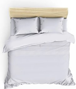 Bavlněné povlečení Guher 220x200 cm+2x 50x70 cm+2x 70x70 cm a prostěradlo bílé/šedé