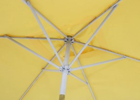 Slnečník N23 2x3m polyester/hliník - žltá