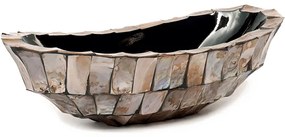 Shell Boat Mother of pearl brown 46x20x13 cm