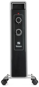 G21 Vesuv olejový radiátor, 9 rebier, 2000 W,biely