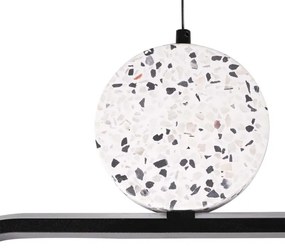 LED luster na lanku FLORENTYNA LED/48W/230V 4000K čierna/biela