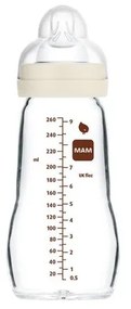 Sklenená dojčenská fľaša 260ml UNI