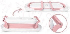 Ricokids Detská vanička s teplomerom RK-282 biela a ružová