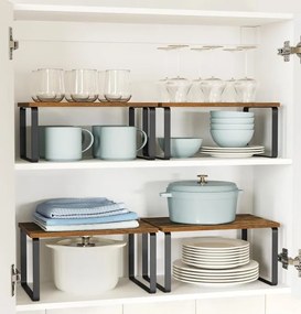 Sada kuchynských políc GINGER RUSTIC (2 ks)