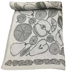 Utierka s motívom ovocia 50x60 cm čierna (200GSM)
