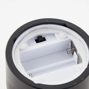 Brilliant - SADA 3x LED sviečok BOUGIE LED/2xAA IP44 čierna/dymová