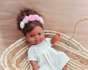 Prútený nosič pre bábiky - košík