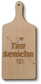 Sablio Doštička na krájanie Tím ženícha