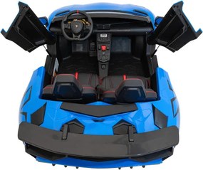 Detské elektrické autíčko Lamborghini Aventador SV 24 V modré