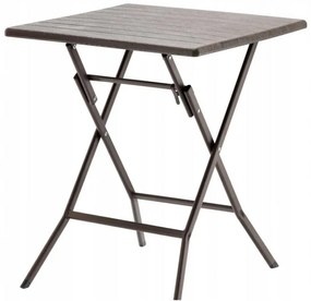Skladací cateringový stôl PEGGY 61,5 cm hnedý