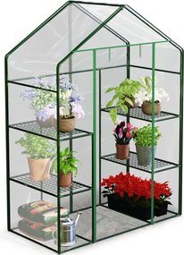 Skleník dve police 140 x 71 x 195 cm Plonos 4922