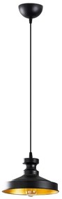 Luster na lanku BERCESTE 1xE27/40W/230V čierna