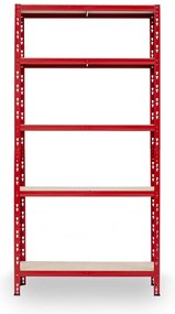 Trestles SUPER HIT - Policový regál 1800x900x400 červený