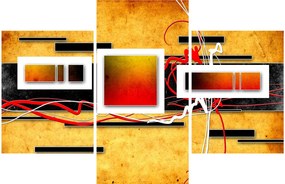 Obraz - Abstrakcia (90x60 cm)