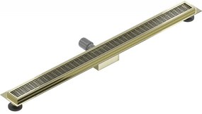 Mexen Flat M33 nerezový sprchový žľab 90 cm, zlatá, 1533090-15