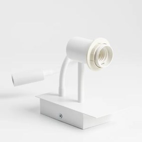 Brilagi - LED Flexibilná nástenná lampa NUBILA 1xE27/25W/230V + LED/3W biela