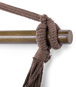 Závesné hojdacie kreslo Calero svetlo béžové