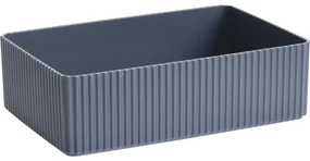 Kozmetický organizér Stripe sivá, 21 x 6 x 14 cm