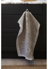 Utierka Veranta 46x65, ľan-biela