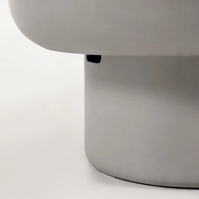 Záhradný betónový konferenčný stolík Kave Home Taimi, 140 x 60 cm