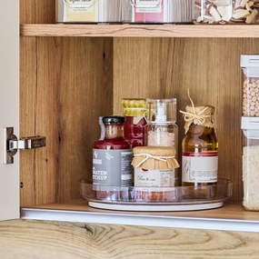 Zeller Present Otočný organizér s priehradkami, Zeller COMPACTA pr. 25 x 4 cm