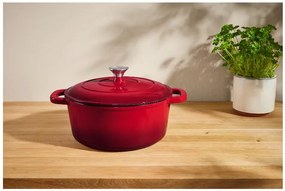 Silvercrest®  Liatinový hrniec, 5,6 l (červená)  (100393102)