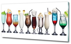Foto obraz sklenený horizontálny sada drinkov osh-67855562