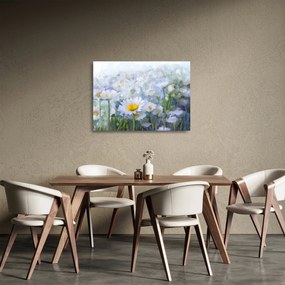 Sklenený obraz - V margaréte (70x50 cm)